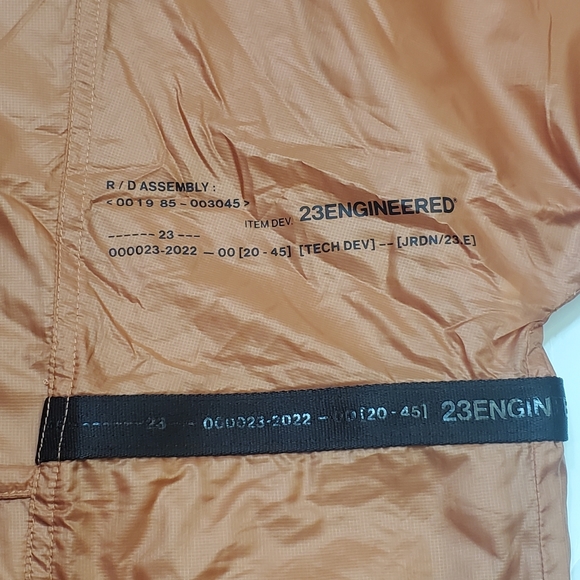 Brand New Jordan 23 Engineered Full Zip Track Jacket Orange Black Men's XL - Picture 4 of 11